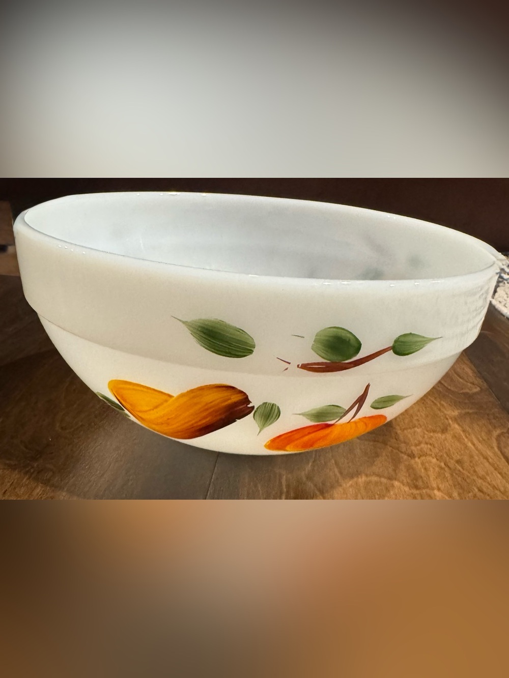 Vintage Fire-King Milk Glass Mixing Bowl